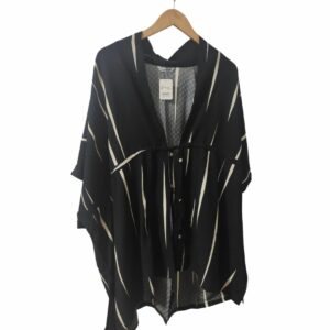 Kimono estampado Preta