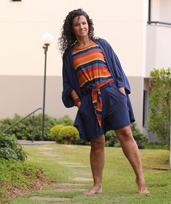 Kimono Azul Marinho
