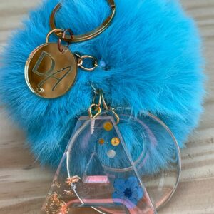 Chaveiros com pompom