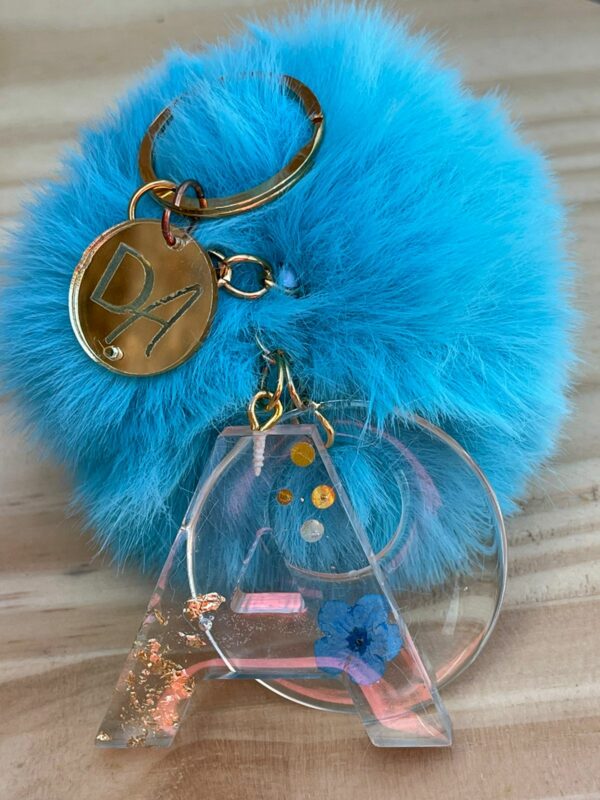 Chaveiros com pompom