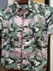 Camisa Fem Sarja Camuflada GG
