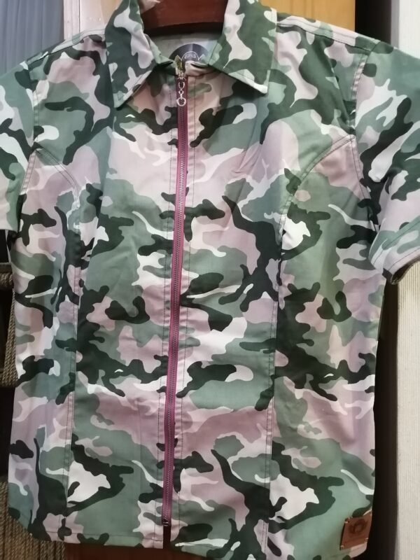 Camisa Fem Sarja Camuflada GG