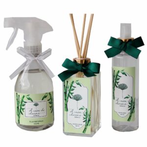 Kit Aromatizador e Home Spray e Água Perfumada - Bamboo