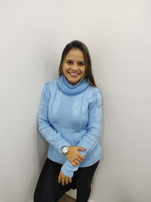 Blusa Tricot Gola Boba - Image 2