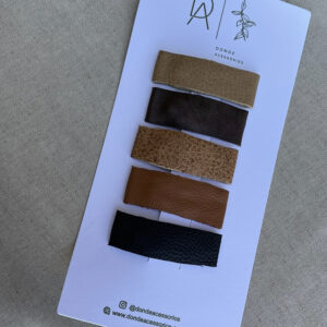 Kit presilhas couro
