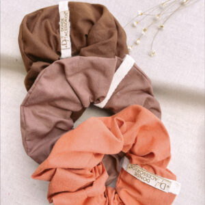 Scrunchies tricoline