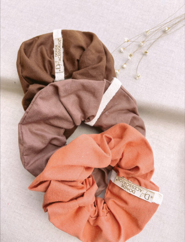 Scrunchies tricoline