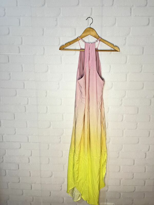 Vestido Longo Dae dae Rosa Amarelo - Skenn - Tm P , 100% Poliester forro 100% poliester - Imagem 2