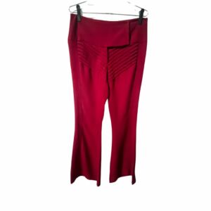 Calça Vermelha Flare 100% Poliester- Lelisblanc 🔥