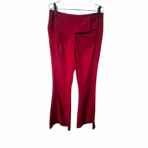 Calça Vermelha Flare 100% Poliester- Lelisblanc 🔥