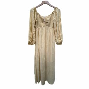 Vestido Plissado Simples Boho Nude - Maria Filo 🌸