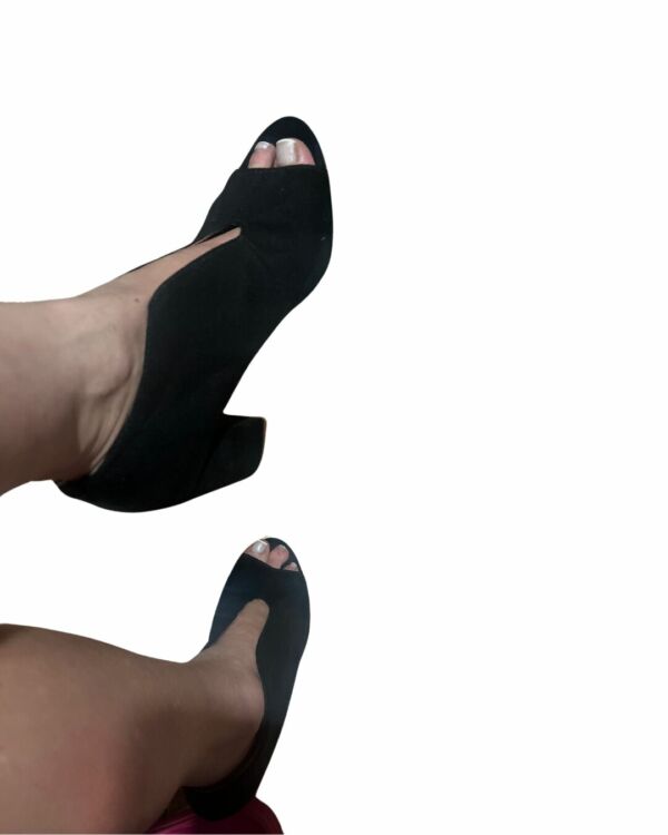 Sandália Ankle boot Feminina-Preta - Nova - Tm37- Francischini